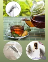 توری صافی چای قوری استیل صافی چتری