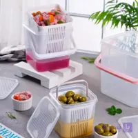 سطل سبدار مانیا ظرف ترشی، خیارشور، پنیر