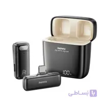 ست میکروفن بی سیم ریمکس مدل رابط لایتنینگ کد K13
