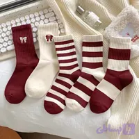 جوراب ساق دار طرح زرشکی