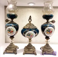 شمعدان و کاپ شکلات خوری