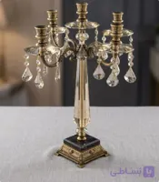 شمعدان پنج شعله سلطنتی کریستالی