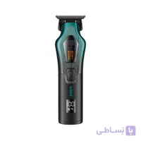 ماشین اصلاح موی سر و صورت وی جی ار مدل V-997 با موتور 11000 دور در دقیقه، باتری لیتیوم یونی 2500 میلی‌آمپر ساعت، تیغه سرامیک ضد التهاب، قابلیت تنظیم سرعت و نمایشگر میزان شارژ