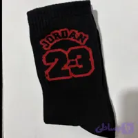 جوراب نخ پنبه طرح جردن کش انگلیسی سایز 37 تا44