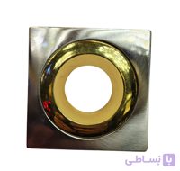 قاب هالوژن دایکاست مربع آلومینیوم برش 8 کد A281 sng