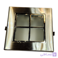قاب هالوژن ورق مربع شیشه دار پنجره ای برش 8 کد MT- B15