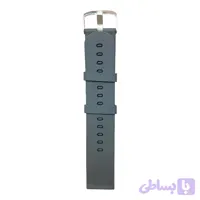 بند رابر سیلیکونی ساعت مچی رنگ مشکی سایز 22 کد 1