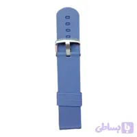 بند رابر سیلیکونی ساعت مچی رنگ آبی سایز 20 کد 1