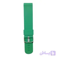 بند رابر سیلیکونی ساعت مچی رنگ سبز سایز 20 کد 1