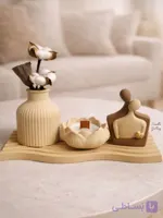ست دکوری بتنی مدل دلوا