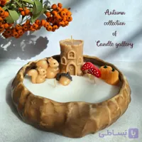 شمع طرح کلبه درختی