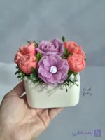 گلدان گل شمعی مدل آیما