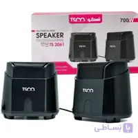 اسپیکر دو تکه کامپیوتر تسکو ( Tsco ) مدل TS2061 ( گارانتی 12 ماهه توسن سیستم شرق )