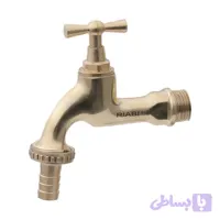 شیر شلنگی (کلیدی) زرد 1/2 اینچ برند ریابی