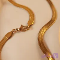 گردنبند تک لاین ماری طلایی