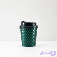 لیوان کاغذی دو جداره گلاسه کرکره 90cc/کارتن ۲۰۰۰عددی