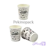 لیوان کاغذی تک جداره مات ایرانی 90cc/کارتن ۴۰۰۰عددی