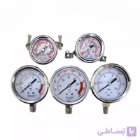 گیج بزرگ و کوچک دستگاه تصفیه آب