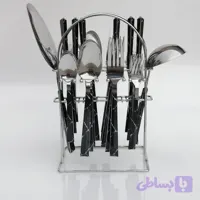 سرویس۳۳پارچه قاشق چنگال همراه استند