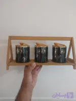 جاادویه سرامیکی ۴پارچه سفید ومشکی