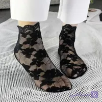 خرید عمده جوراب گیپور مجلسی زنانه گل رز