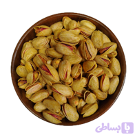 پسته اکبری درشت و دستچین تفت داده شده زعفرانی