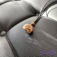 گردنبند لاک حلزون طرح جمجمه