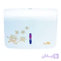 پایه رول دستمال کاغذی ایمن آب طرح نیلوفر مدل ورونا