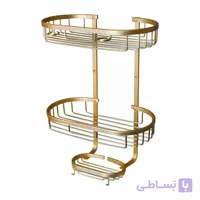 قفسه حمام دوطبقه وسط آلومینیومی برند دنیز