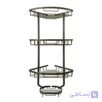قفسه حمام کنج آلومینیومی سه طبقه برند دنیز