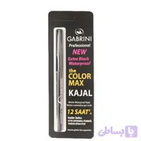 مداد چشم کژال گابرینی مدل کالر مکس Color Max مشکی فوق‌العاده، ضدآب، ماندگاری ۱۲ ساعته