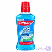 دهان‌ شویه کلگیت تریپل اکشن (Colgate Triple Action) بدون الکل، ساخت هلند – محافظت کنندگی کامل، حجم 500 میلی‌لیتر