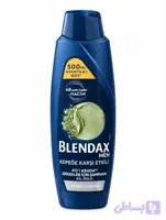شامپو ضد شوره بلنداکس Blendax مدل 4 در 1 با عصاره کِل (خاک رس) طبیعی، مخصوص موهای شوره‌دار – حجم 500 میلی‌لیتر