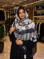 روسری ابریشم طرح دار وارداتی