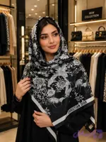 روسری نخی مارک دیور طرح جنگلی
