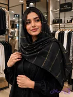 شال نخی حریر شیشه ای