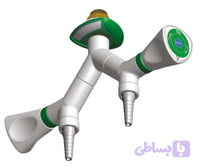 شیر آب زیر شلفی دوطرفه آزمایشگاهی محصول FAR ایتالیا مدل 11023-2-MC