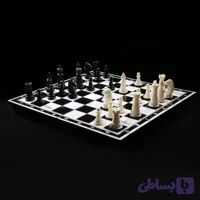 شطرنج و تخته نرد کوچک آهنربایی کیش و مات فکر آوین (مدل مسافرتی ۲۵ سانتی)