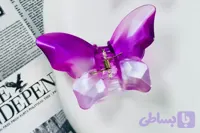کلیپس پروانه ای شیشه ای دورنگ