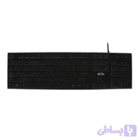کیبورد باسیم گیمینگ +DETEX مدل DK702 - مشکی