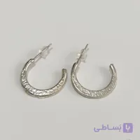 گوشواره نقره ای مدل ماهور