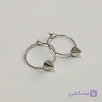 گوشواره نقره ای مدل اسپایک