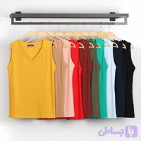 تاپ زنانه پنبه فانریپ فول کش یقه هفت