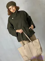پالتو فوتر یقه اسکی دخترانه