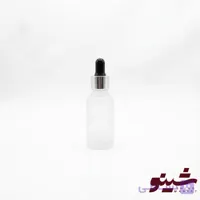 قطره چکان 50 میل درب مشکی نقره‌ای بدنه مات 10 عددی