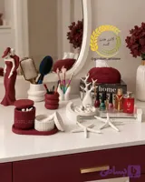 نظم‌دهنده میز آرایش سفید چری