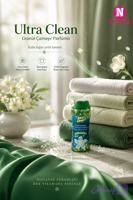 خوشبو کننده و نرم کننده لباس اولترا کلین 275 گرم Ultra clean