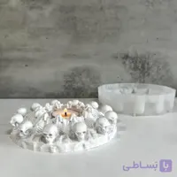 قالب سیلیکونی زیرسیگاری جمجمه شیاردار