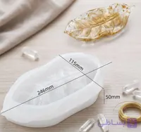 قالب سیلیکونی طرح برگ (مناسب ظروف دکوری، هفت‌سین و جا جواهراتی)