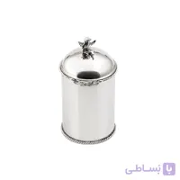 بانکه سایز بزرگ برنجی فلورنس نقره ای